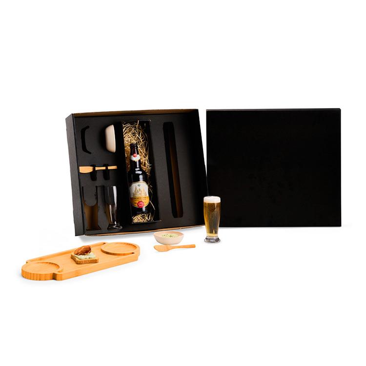 Kit petisqueira e cerveja personalizada 7 peças