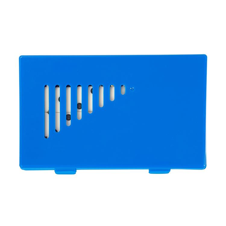 Mouse pad com estojo de plástico