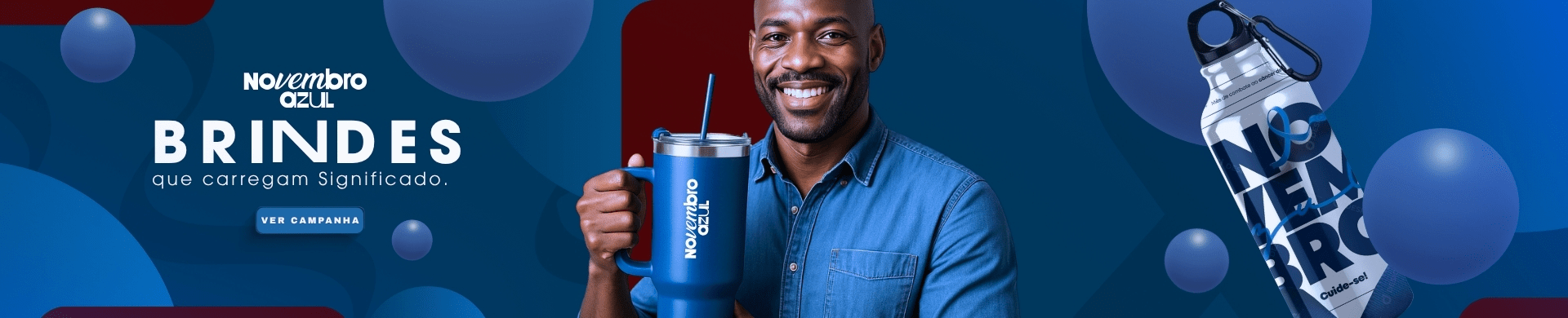 Brindes Novembro azul